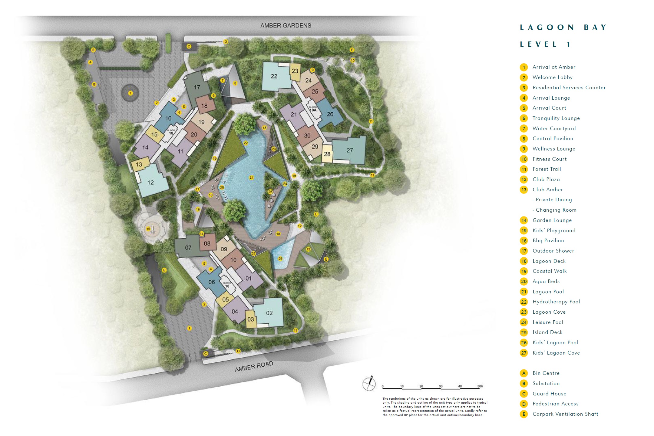 amber park - site plan